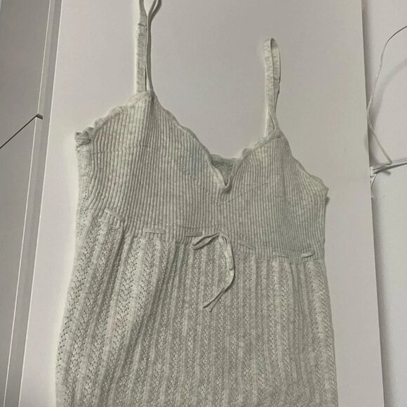 Wilfred soloist top Sweetheart knit tank top - beige - size large - Picture 2 of 3